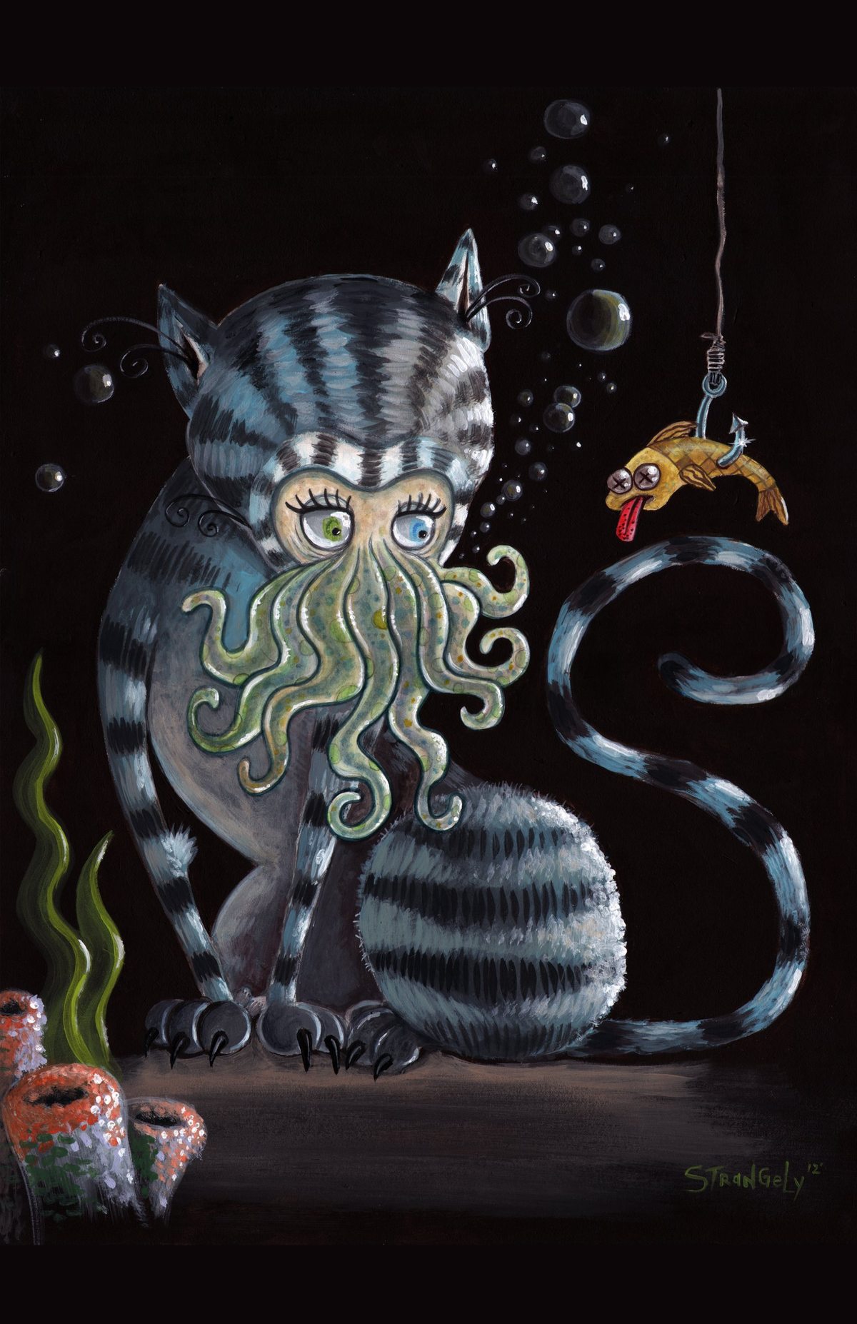 Cat-Thulhu, a work by Dirk Strangely